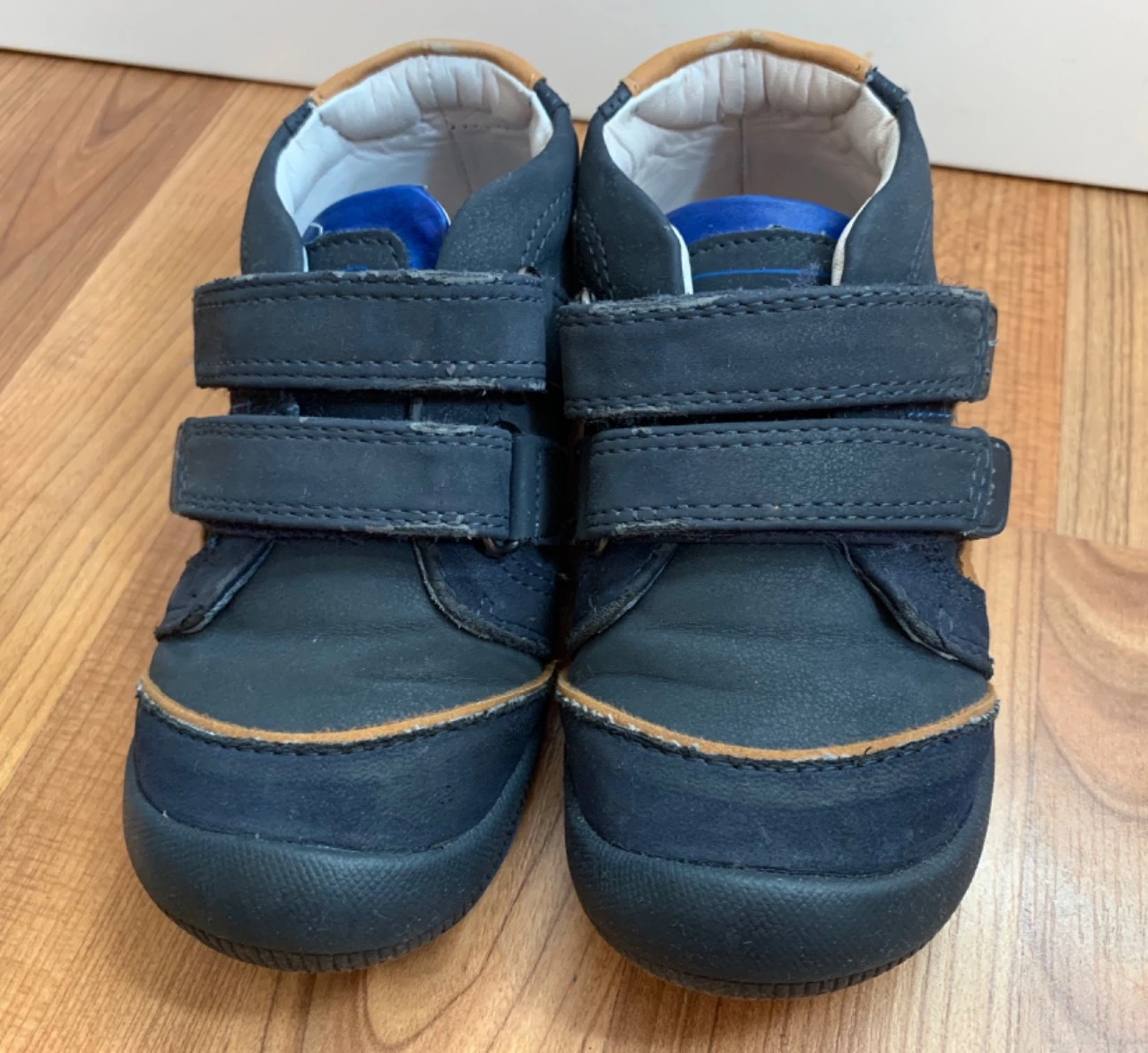 Chaussures infantil com velcro Vertbaudet azul marinho T25 – photo 3